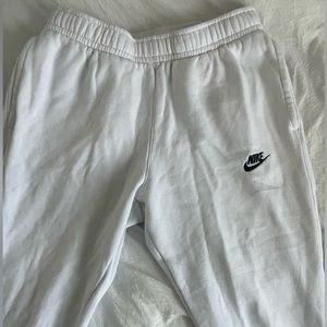 White Nike sweat pants size small